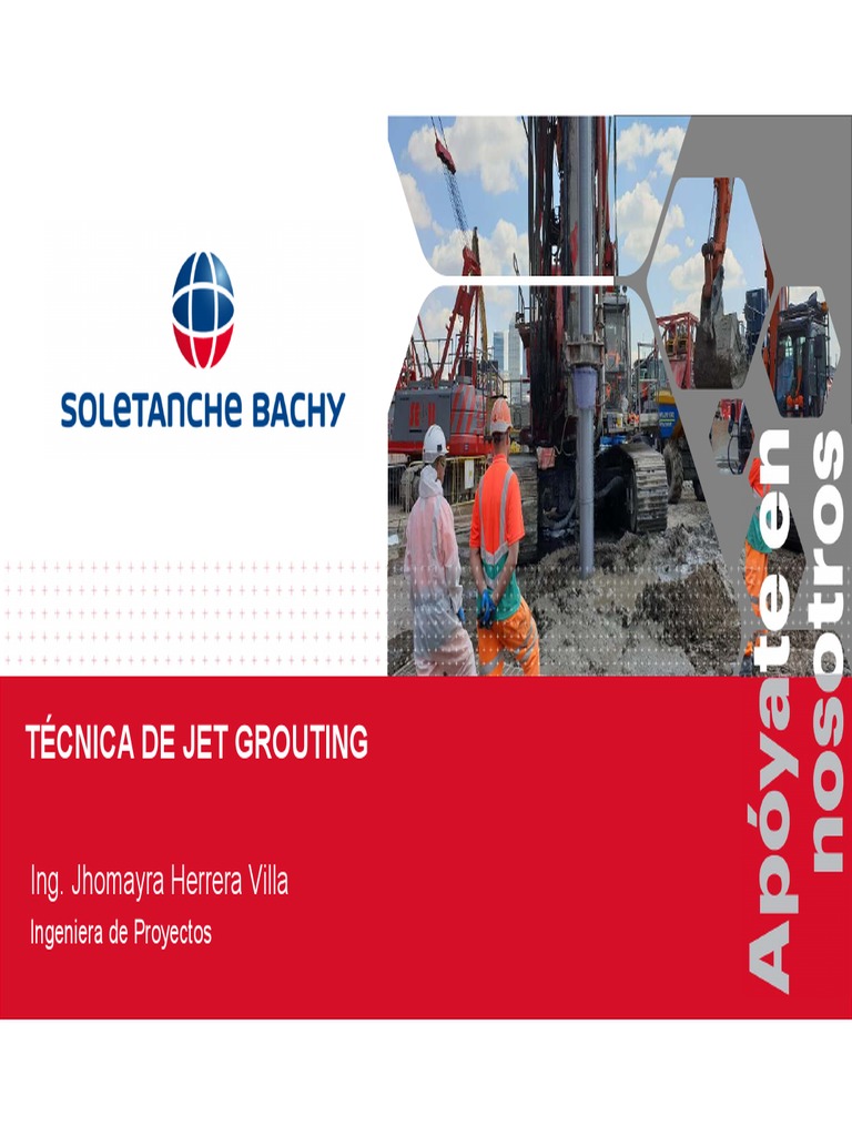 Técnica de Jet Grouting en Construcción | PDF | Motor a reacción | Presión