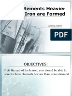 Heavier Elements Formed