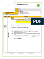 "La Oración": 1°SEC. Martes 06 - 2:15 - 3:00 PM