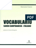 Casciu Giovanni. - Vocabulariu Sardu Campidanesu - Italianu
