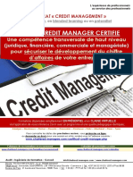 Certificat Credit Management
