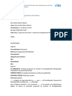 Solicita Aprobación de Acuerdo de Reorganización Extrajudicial