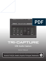 Roland Tri-Capture Manual de Usuario