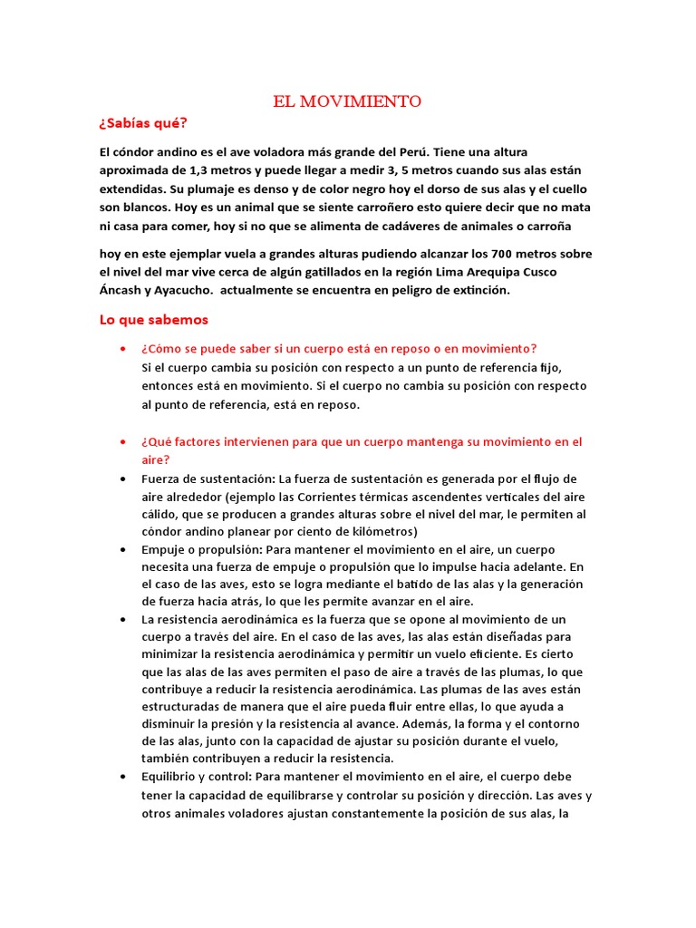 MOVIENTO | PDF