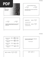 Derivatives of Hyperbolic & Inverse Hyperbolic Function