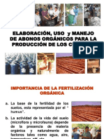 Elaboración Uso y Manejo de Abonos Orgánicos