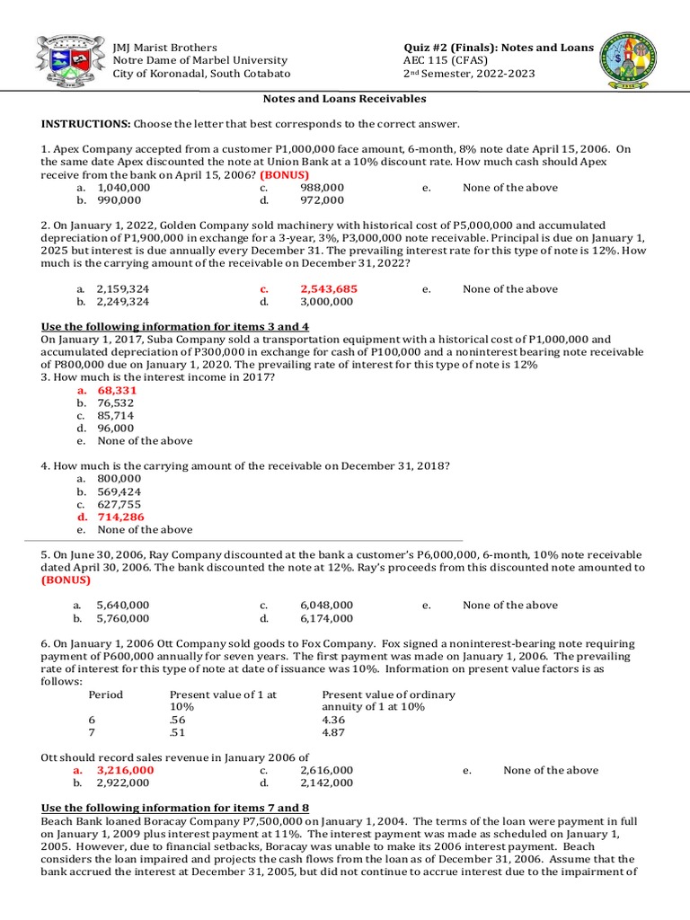 AEC+115+-+Quiz+#5+SY+22-23+For+Print | PDF