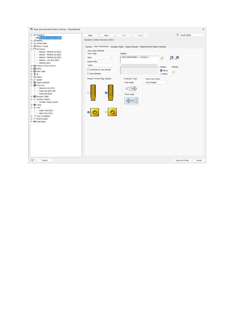 Setting Style Editor Printscreen PDF