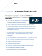 (ESP) Sponsorship FAQs Process For Venezuelans, Haitians, Cubans, and Nicaraguans - Public