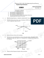 Be 2 Sem Engineering Mechanics Summer 2018