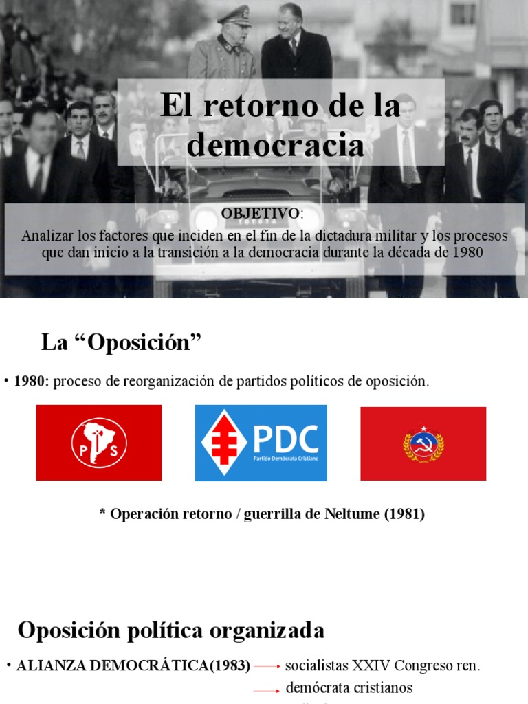 Transición a la Democracia en Chile | PDF