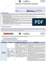 Planificación Anual - Comunicación - 5to Grado - 2022