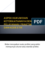 Aspek Hukum Dan Keterkaitan Dengan Praktik Bidan Serta Hak-Hak Dan Persetujuannya Untuk Bertindak