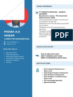 Blue Light Blue Color Blocks Flight Attendant CV