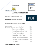 Laboratorio Lean 2 Napos