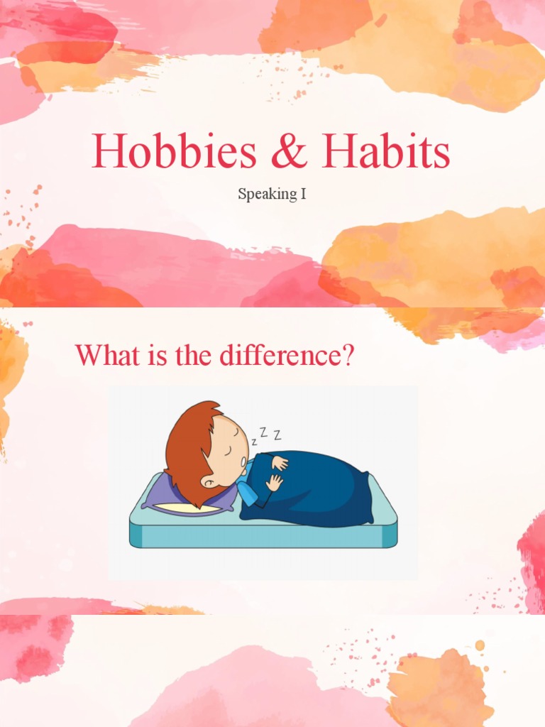 Hobbies and Habits PDF Hobbies