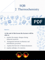 Lesson 2 Thermochemistry