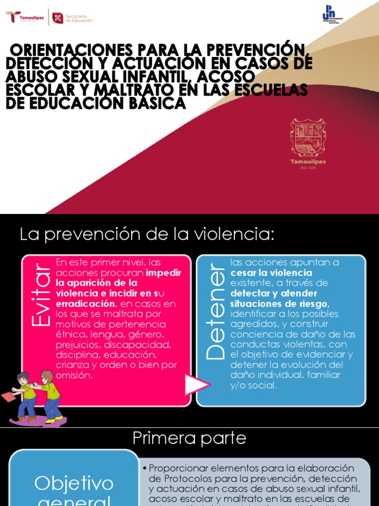 ORIENTACIONES PARA LA prevencion, deteccion y actuacion en caso de ...
