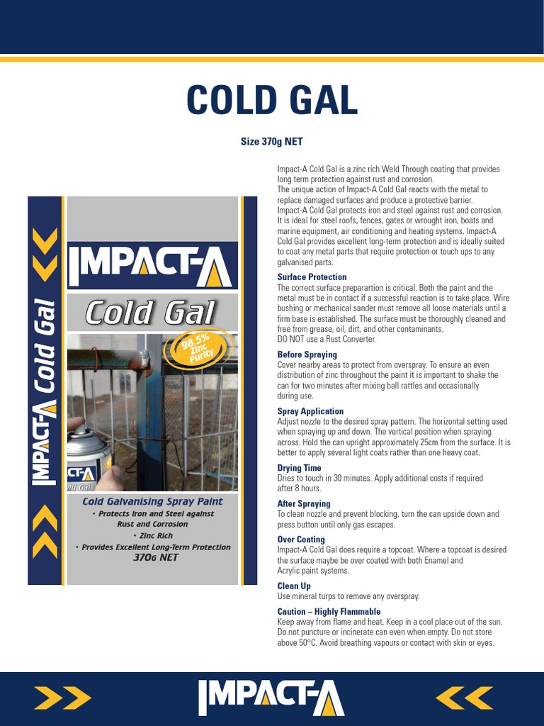 Cold Gal Msds PDF