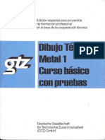 Dibujo Tecnico Metal 1 Curso Basico Con Pruebas GTZ