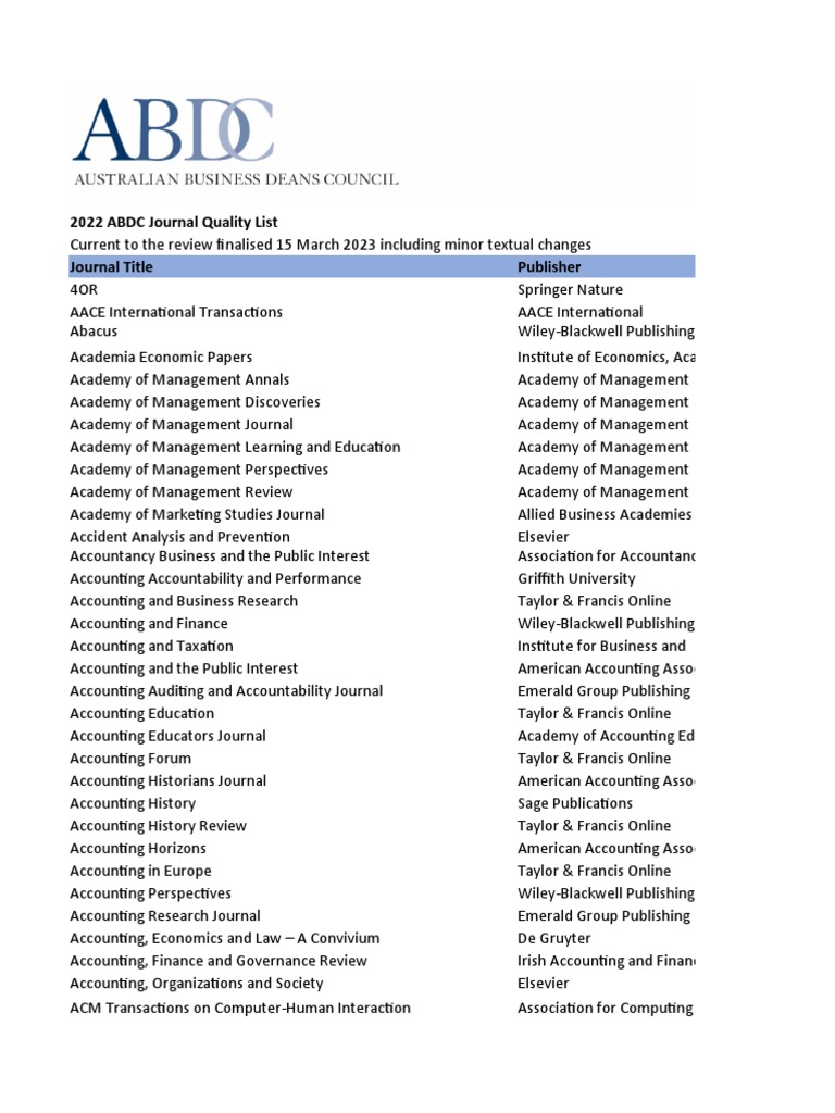 ABDC JQL 2022 v3 100523 | PDF