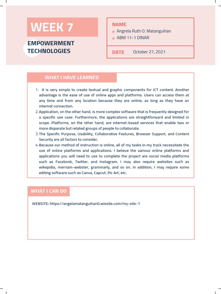 Online Tools for ABM Students | PDF