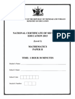 Ncse Mathematics Paper 2 - 2014