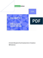 Ibm Db2 9.7: DB2 Security Hands-On Lab