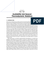 Thermodynamics - Availability and Irreversibility