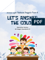 Modul Ajar Bahasa Inggris - Let's Answer The Color - Fase A