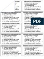 Checklist For Passport