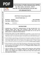 SPIPA CSAT Test-2