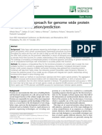 A Combined Approach For Genome Wide Protein