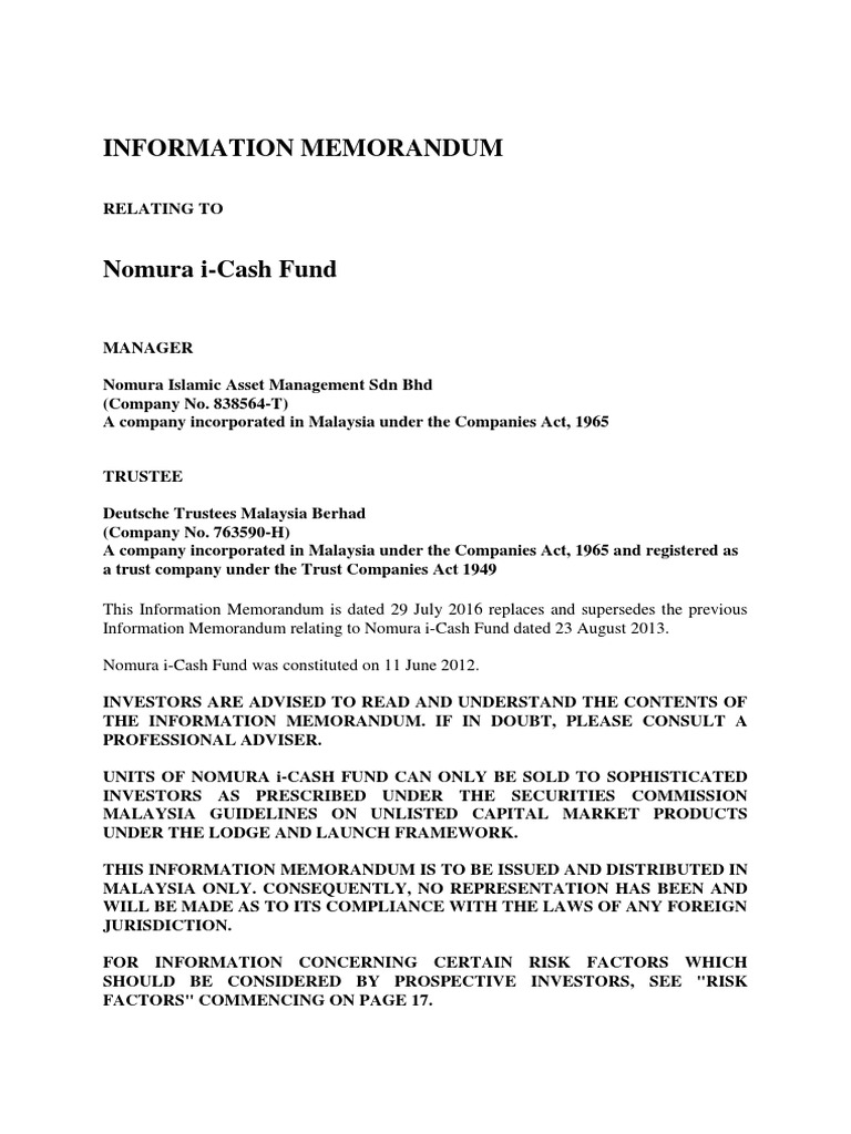 info-memo-nomura-i-cash-fund-niam050816-pdf