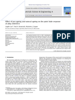 Cao - (2013) - Effect of Pre-Ageing and Natural Ageing On The Paint Bake Response of Alloy AA6181A