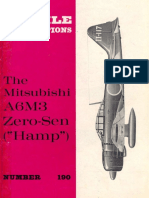 Profile Publications Aircraft 190 - Mitsubishi A6m3 Zero-Sen Hamp