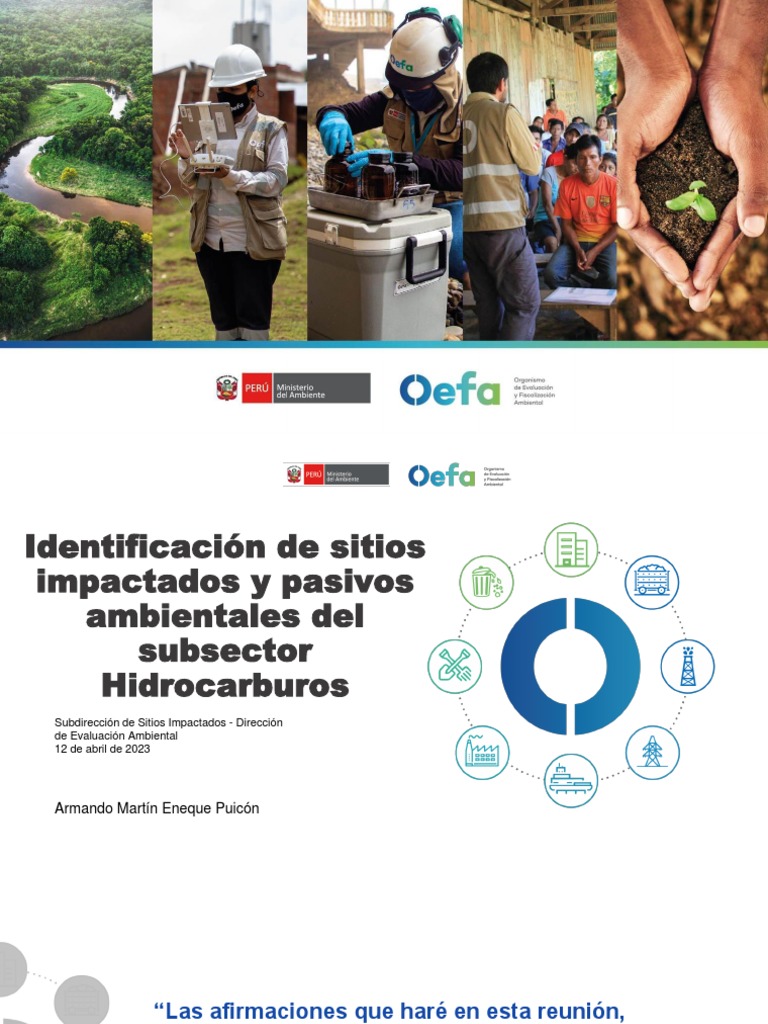 Presentación OEFA Abril 2023 | PDF