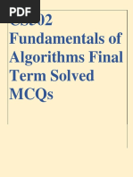 CS502 Fundamentals of Algorithms