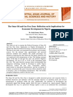The Onne Oil and Gas Free Zone: Reflection On Its Implications For Economic Development in Nigeria