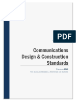 Communications Design and Construction Standards