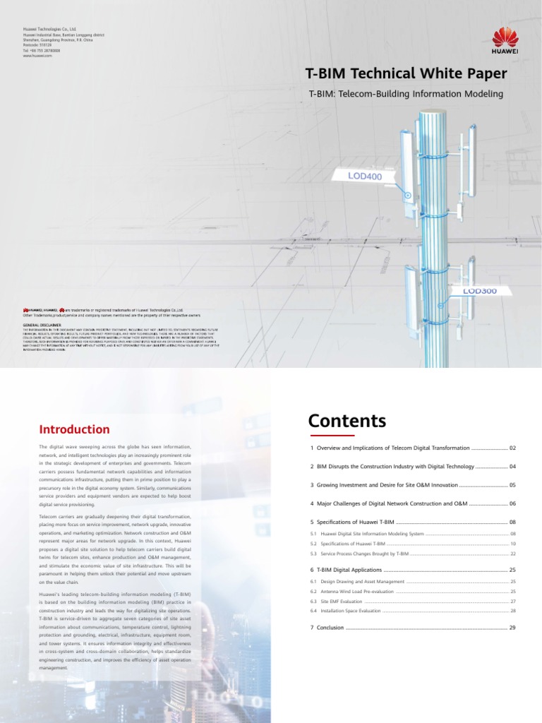 T-BIM: Revolutionizing Telecom Operations | PDF | Computers