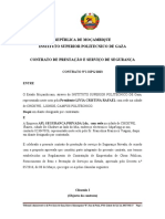 Contrato Serviços de Segurança