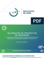 Presentación Clase 2 (Métodos de Valoración Económica de Proyectos)