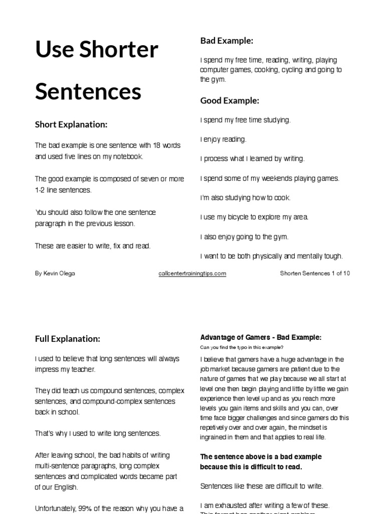 Shorten Sentences v5 PDF Baking Cognition