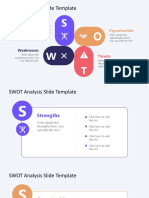 SWOT Analysis Slide Template: Strengths