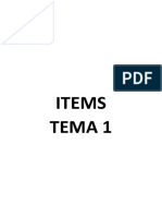 Items Tema 1