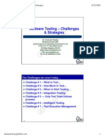 Software Testing Challenges