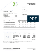 Dodávateľ Odberateľ:: FAKTÚRA - 231100874 VS - 2305014180