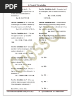 Divisibility Rules from 1 to 15 | PDF | Tests | Discrete Mathematics