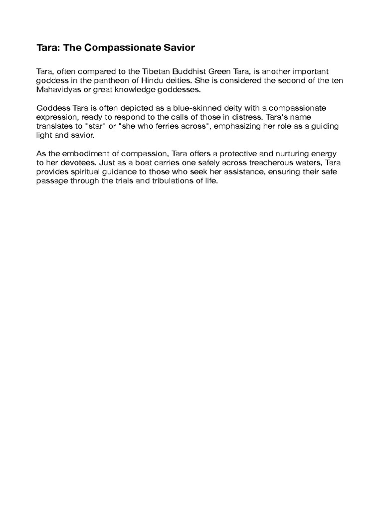 Tara | PDF